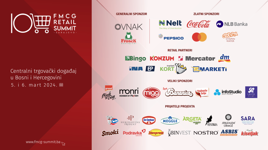 10. FMCG RETAIL SUMMIT: Ostalo je još malo vremena za prijavu!