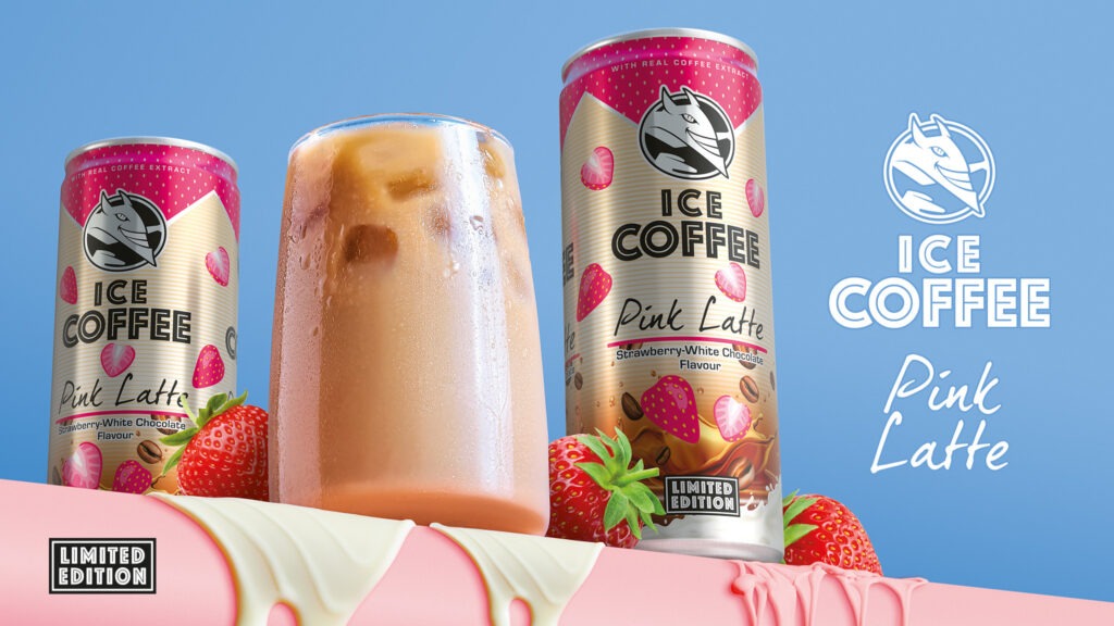 Doživite kremastu harmoniju bijele čokolade i jagode u novoj Pink Latte Ice Coffee