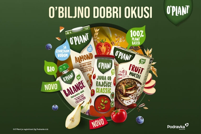 O'Plant donosi novu dimenziju biljne prehrane koja osigurava ravnotežu, energiju i užitak u svakom danu