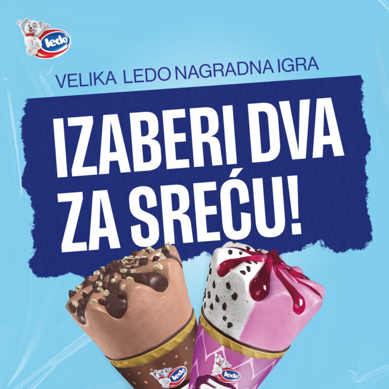 Ledo pokreće nagradnu igru „Izaberi dva za sreću“ u Bosni i Hercegovini