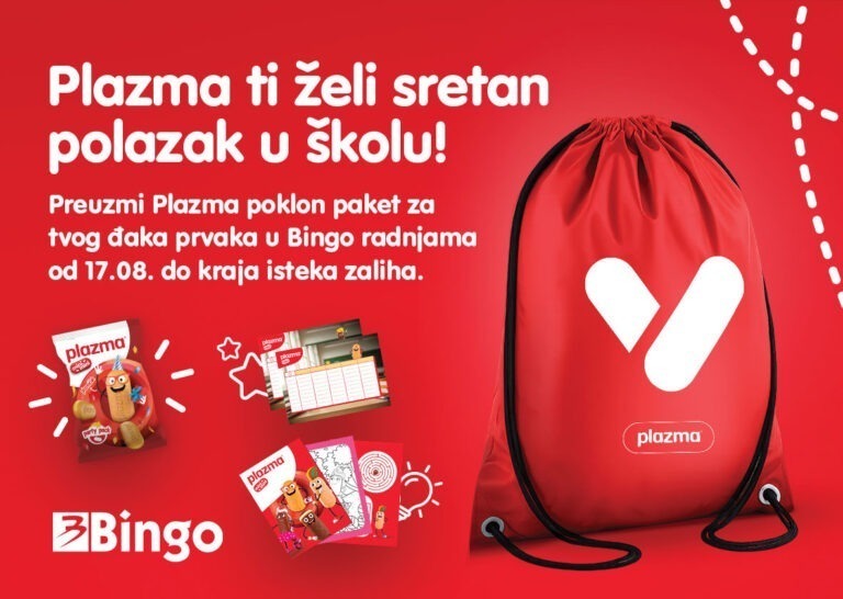 Druga godina akcije „Plazma podržava đake prvake“: 30.000 novih osmijeha na početku školske godine