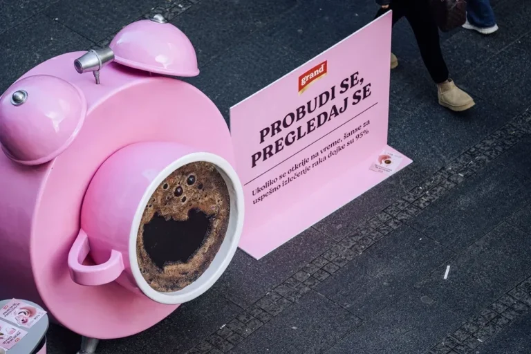 Srbija: Grand kafa u Beogradu kampanjom poziva na preglede dojke