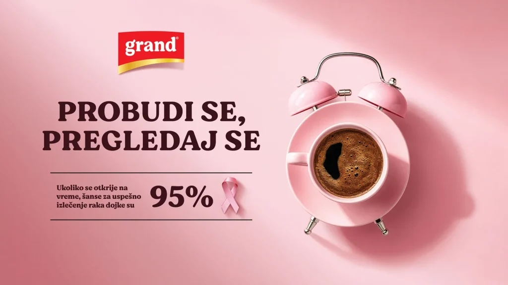Grand kafa kampanja Probudi se, pregledaj se o ranom otkrivanju raka dojke