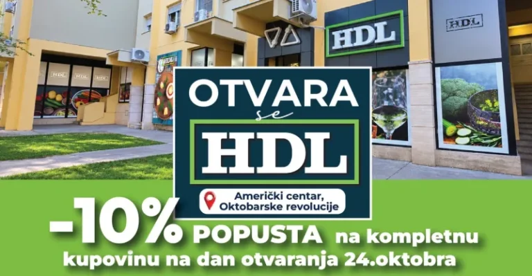 Crna Gora: HDL otvara drugi market u ulici Oktobarske revolucije