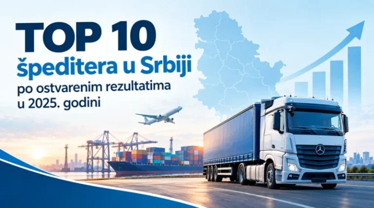 Srbija: Milšped predvodi listu špeditera s prihodom od oko 798 miliona KM