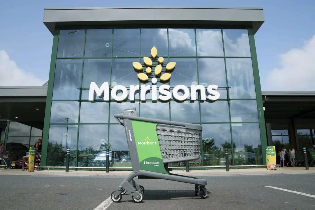 Morrisons rast prodaje: prodavnica lanca Morrisons u Velikoj Britaniji