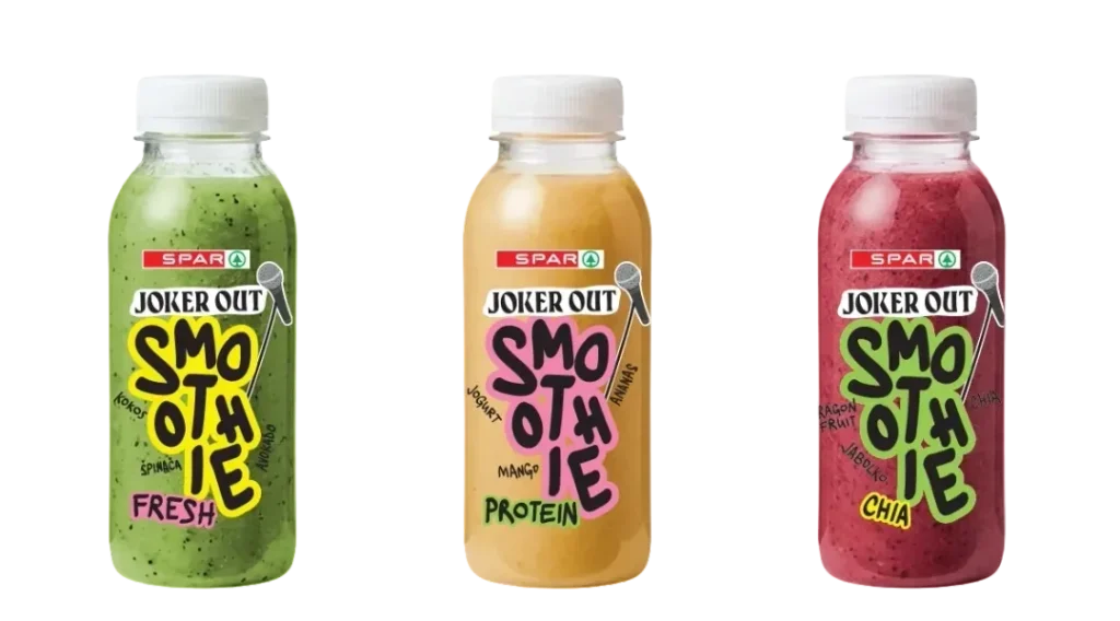 Proizvodi iz linije Joker Out x Spar na policama prodavnice Spar